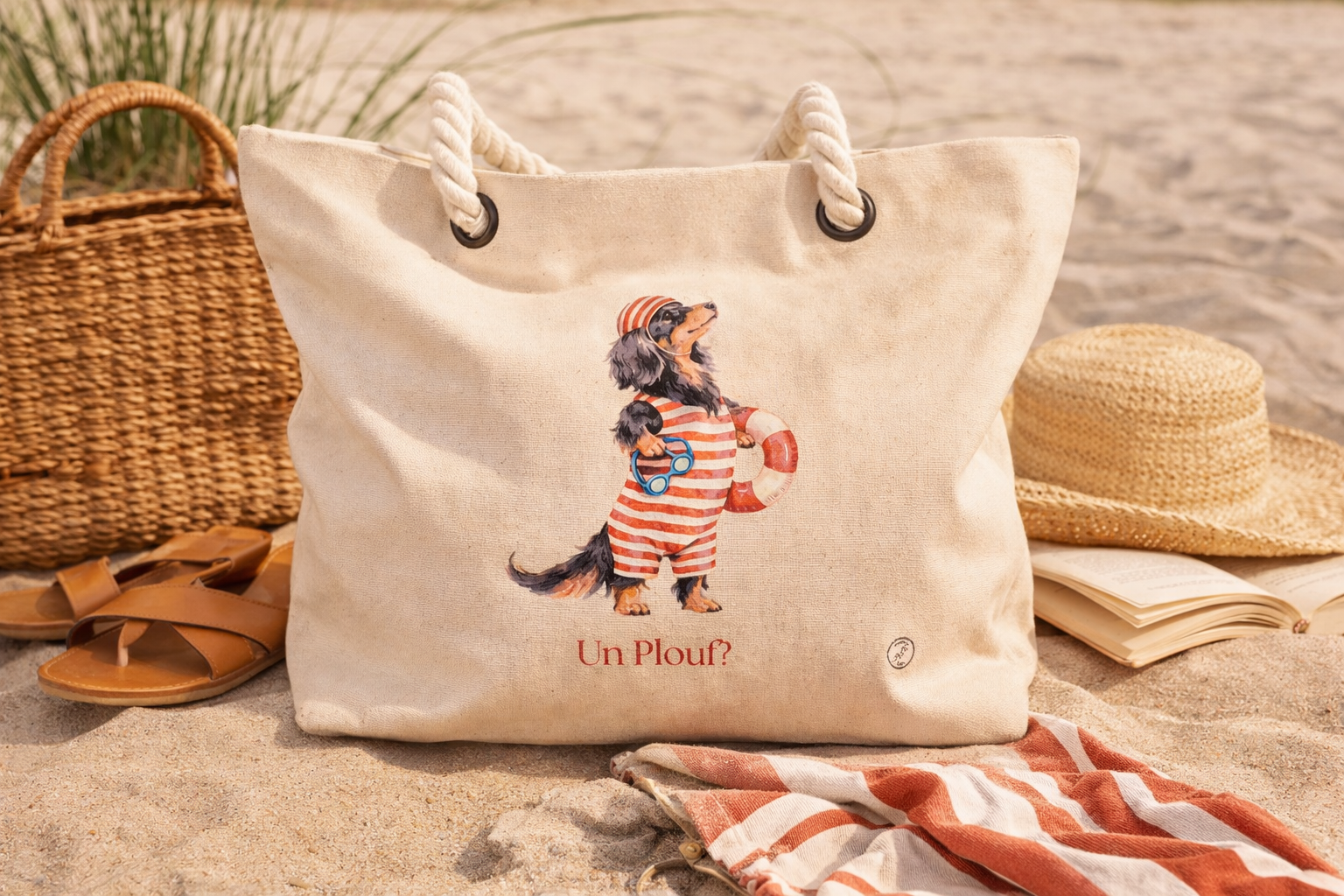 Sac de plage un Plouf?