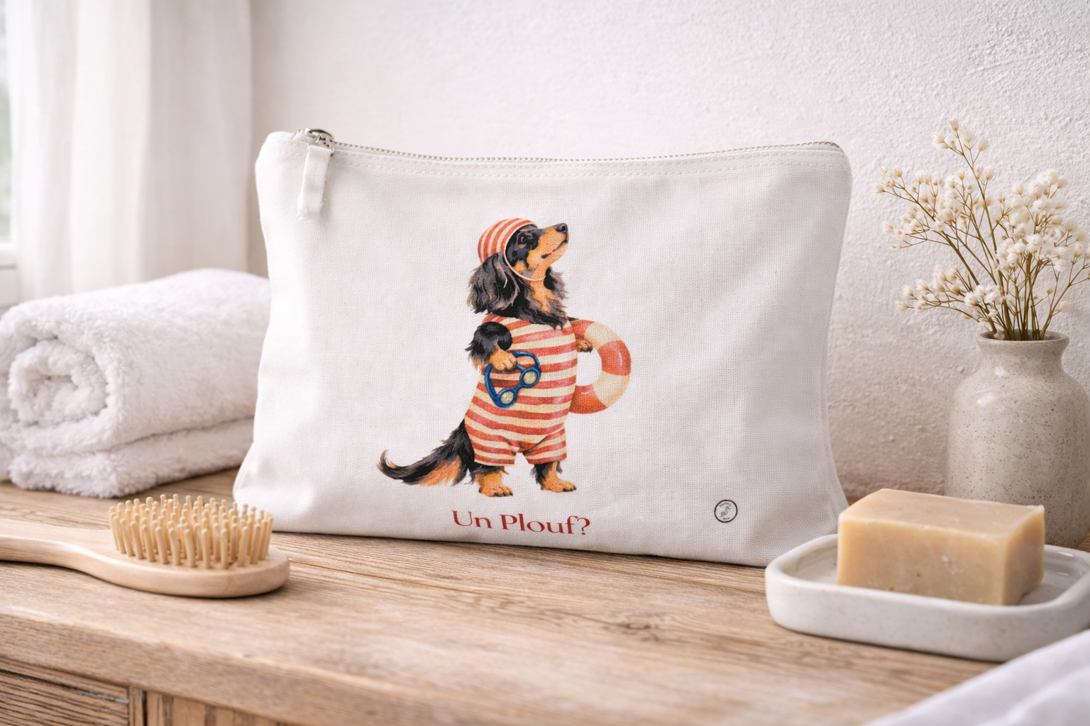 Trousse de toilette un Plouf?