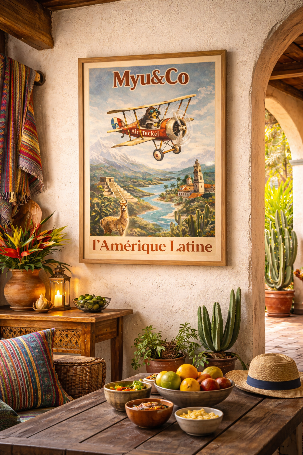 Affiche travel Amérique latine