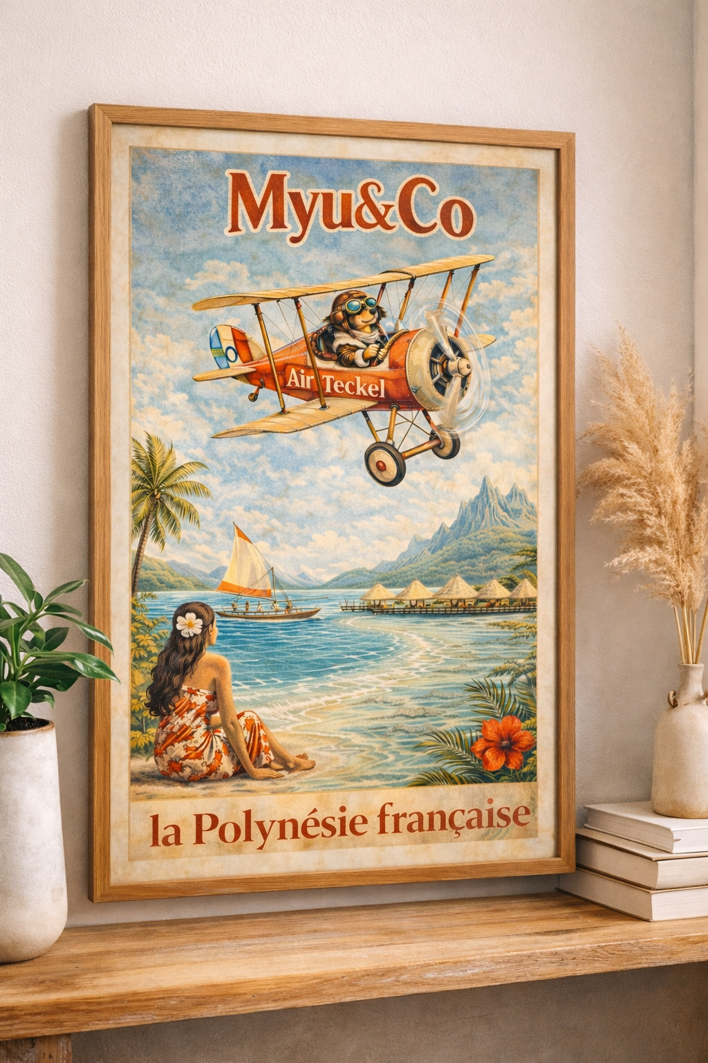 Affiche travel Polynésie