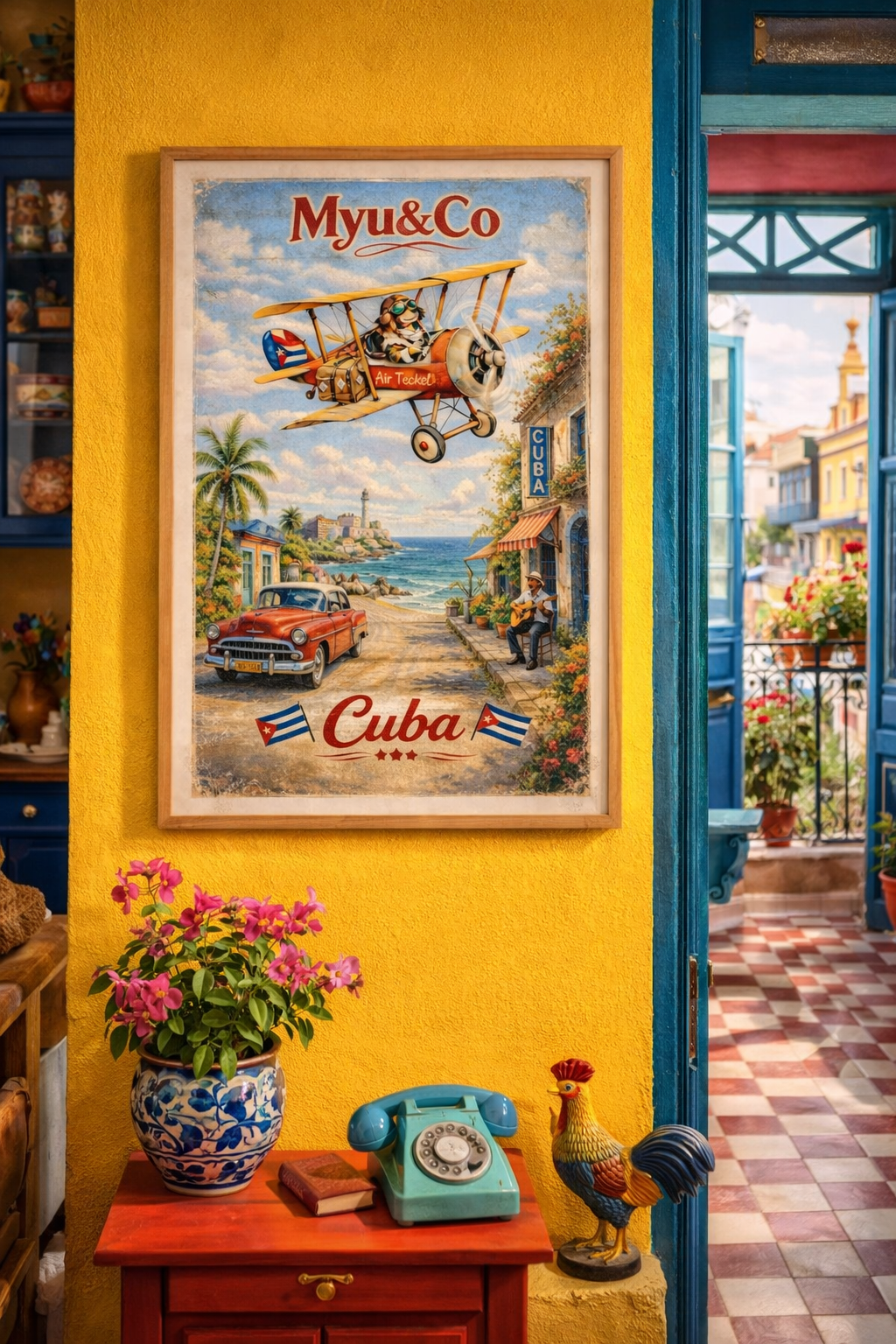 Affiche travel Cuba