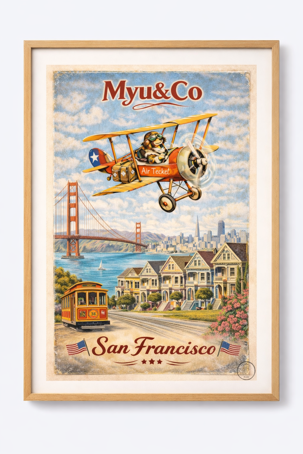 Affiche travel San Francisco