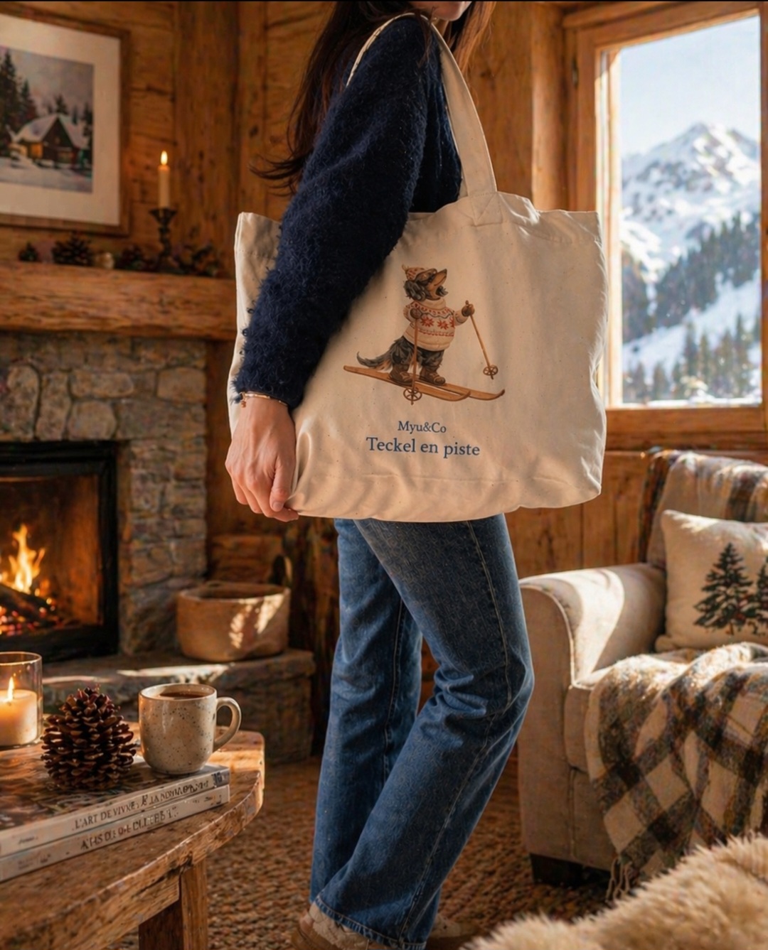 Sac XXL Teckel en piste
