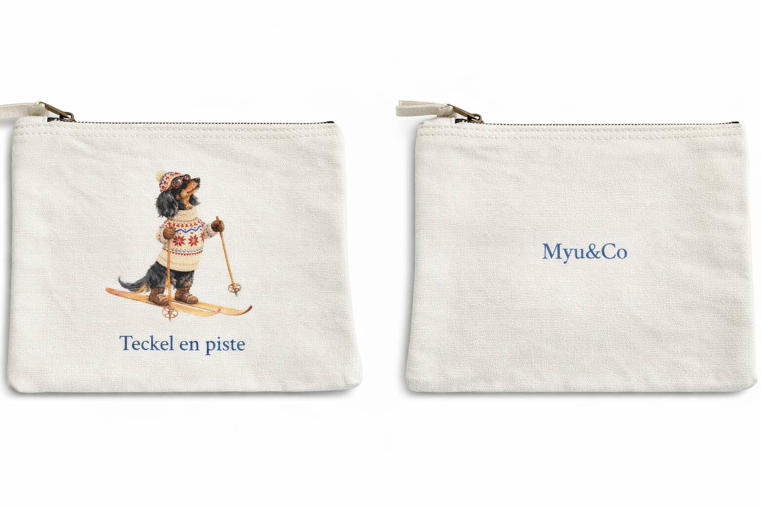 Trousse Teckel en piste