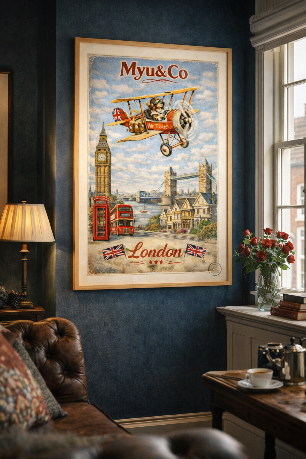 Affiche travel Londres