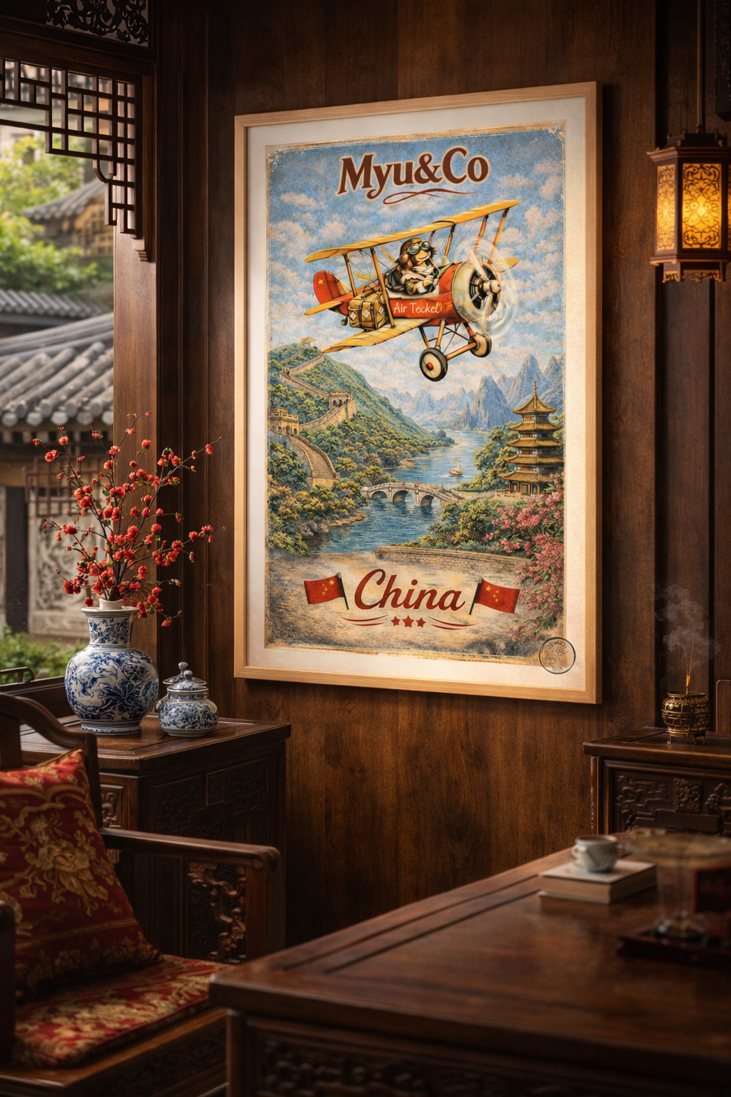 Affiche travel Chine