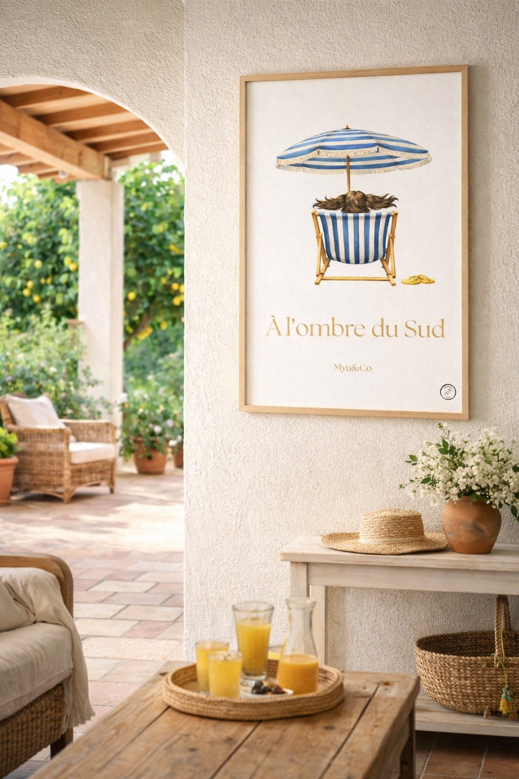 Affiche à l'ombre du Sud