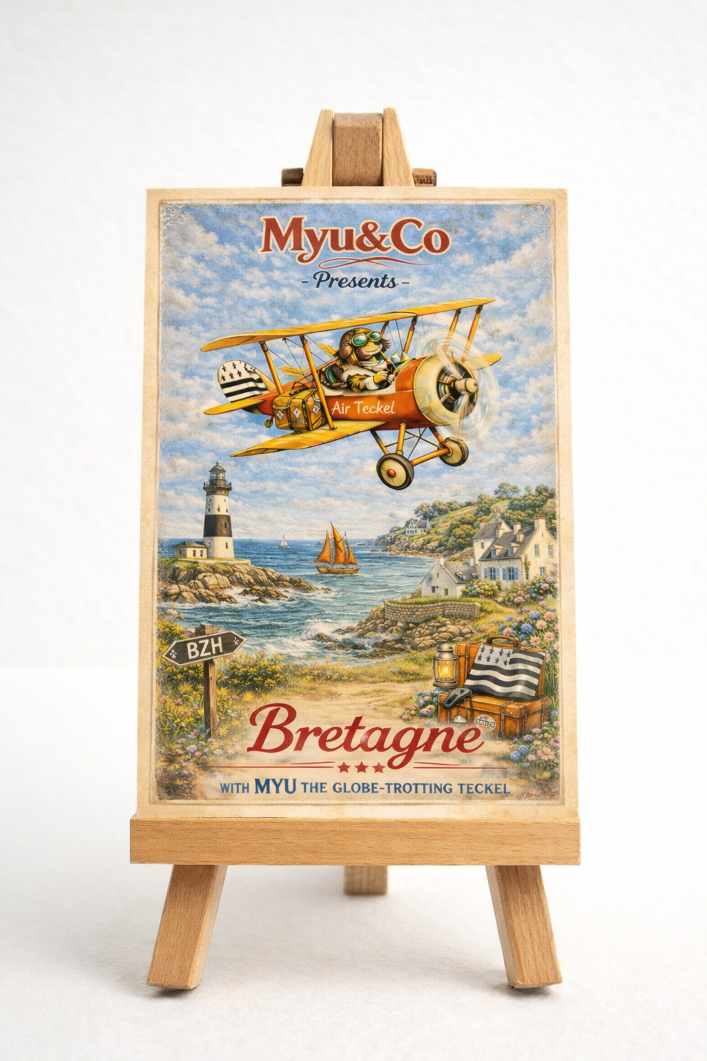 Carte travel Bretagne