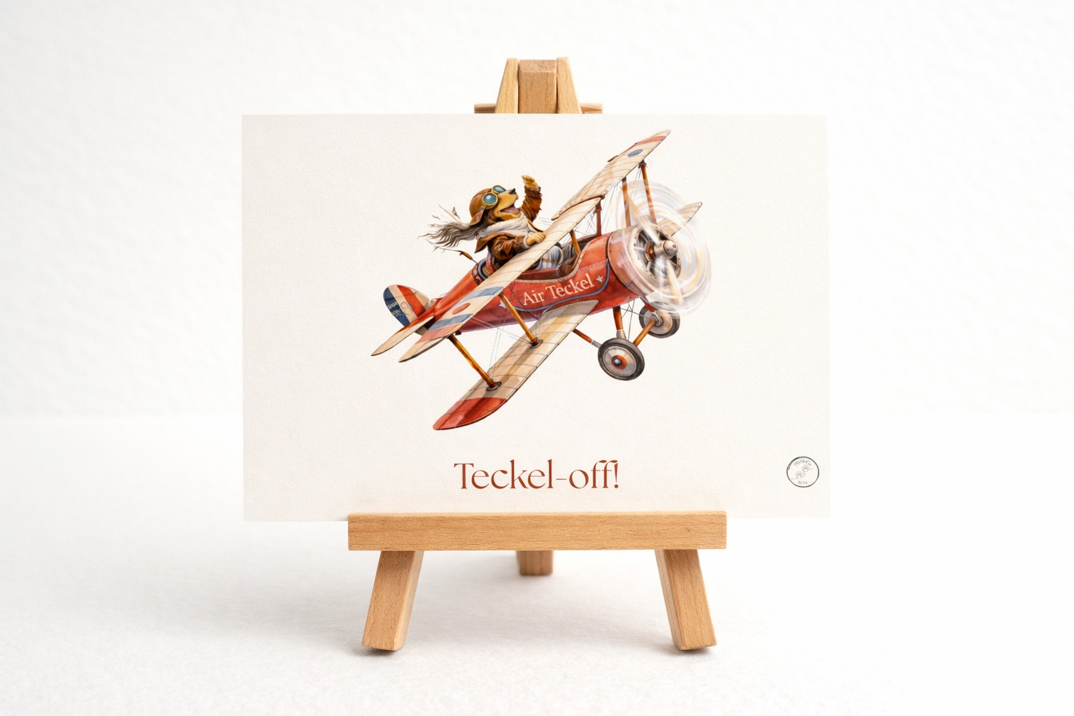 Carte rétro Teckel-off