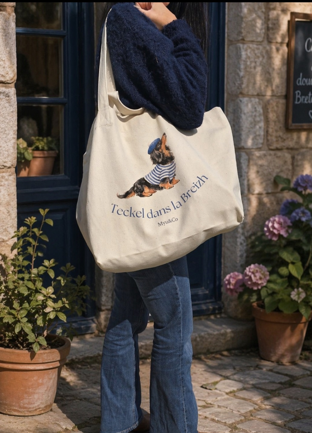 Sac xxl Teckel dans la breizh