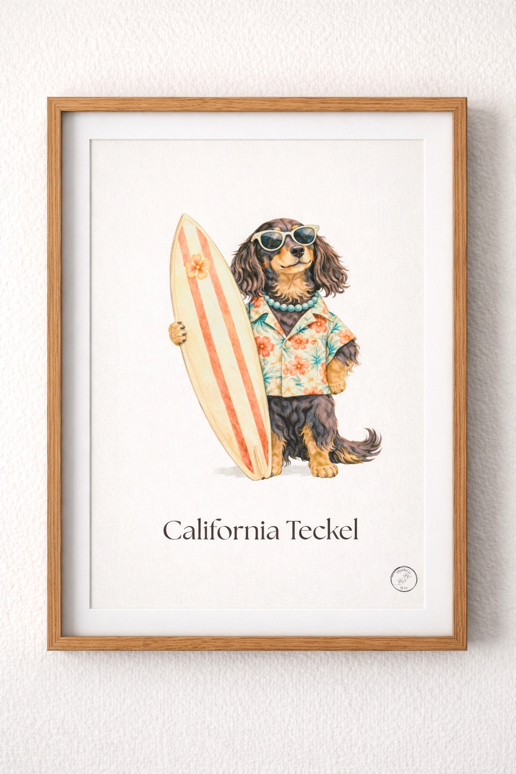 Affiche California teckel