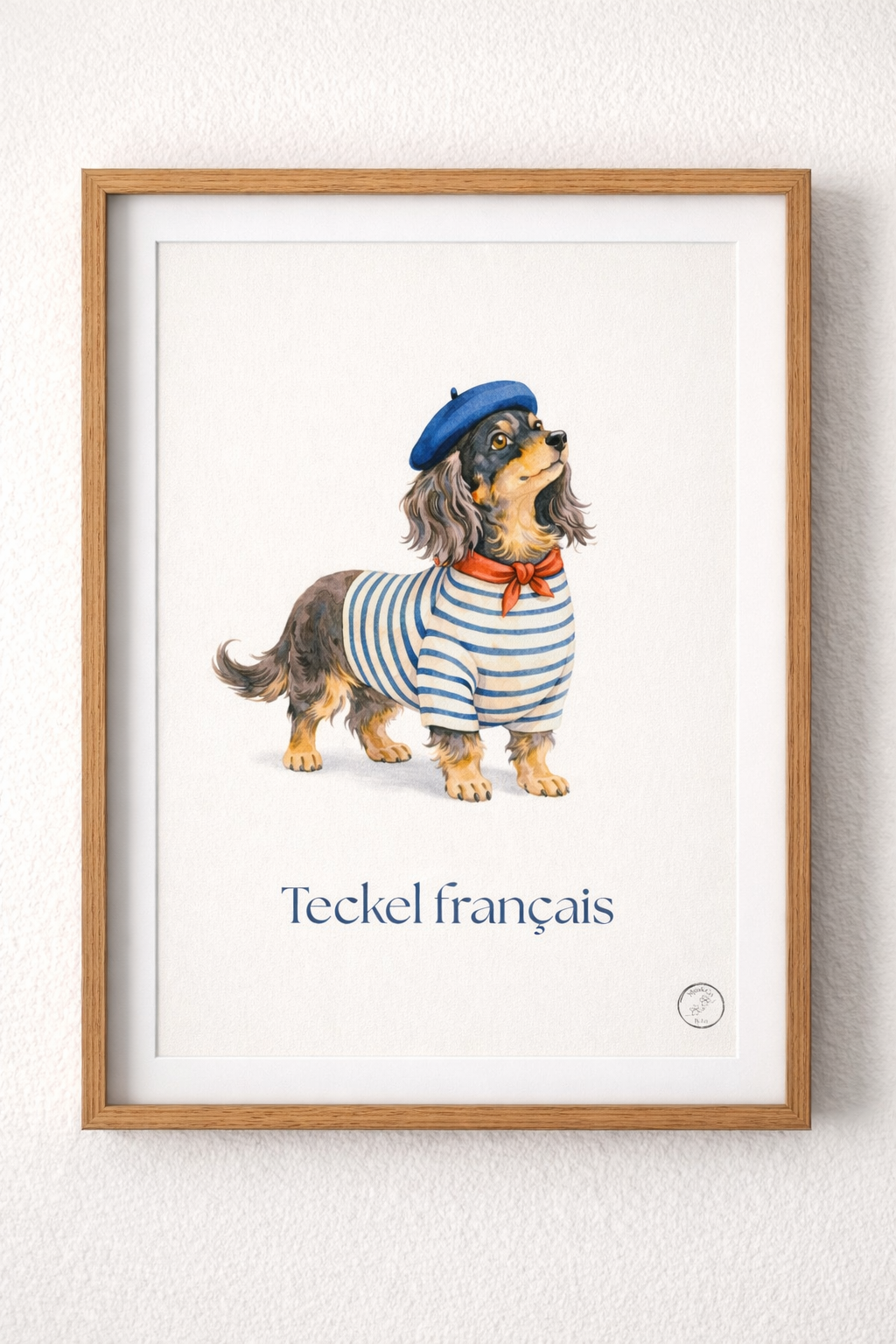 Affiche teckel français