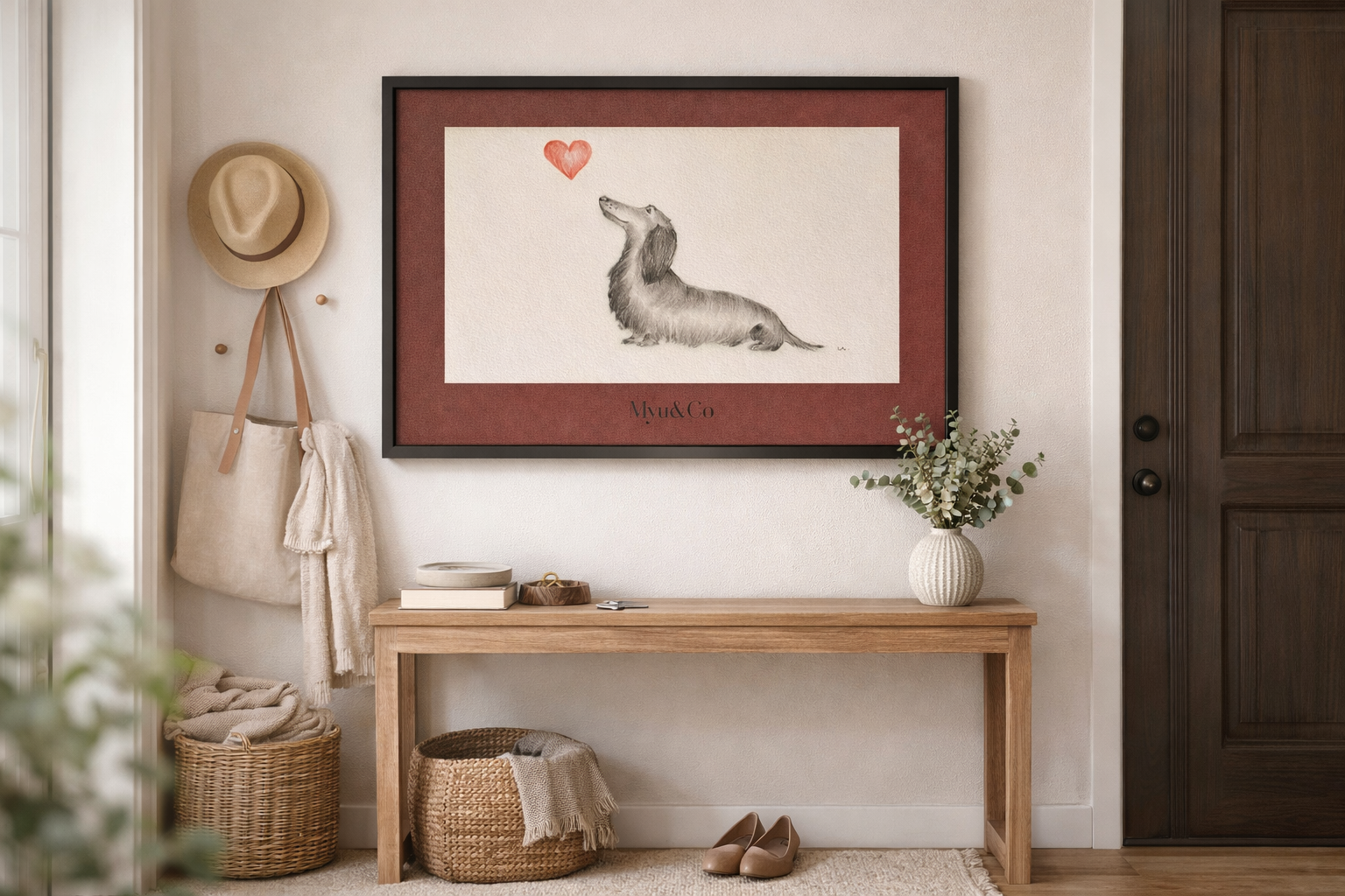 Affiche Amour de teckel