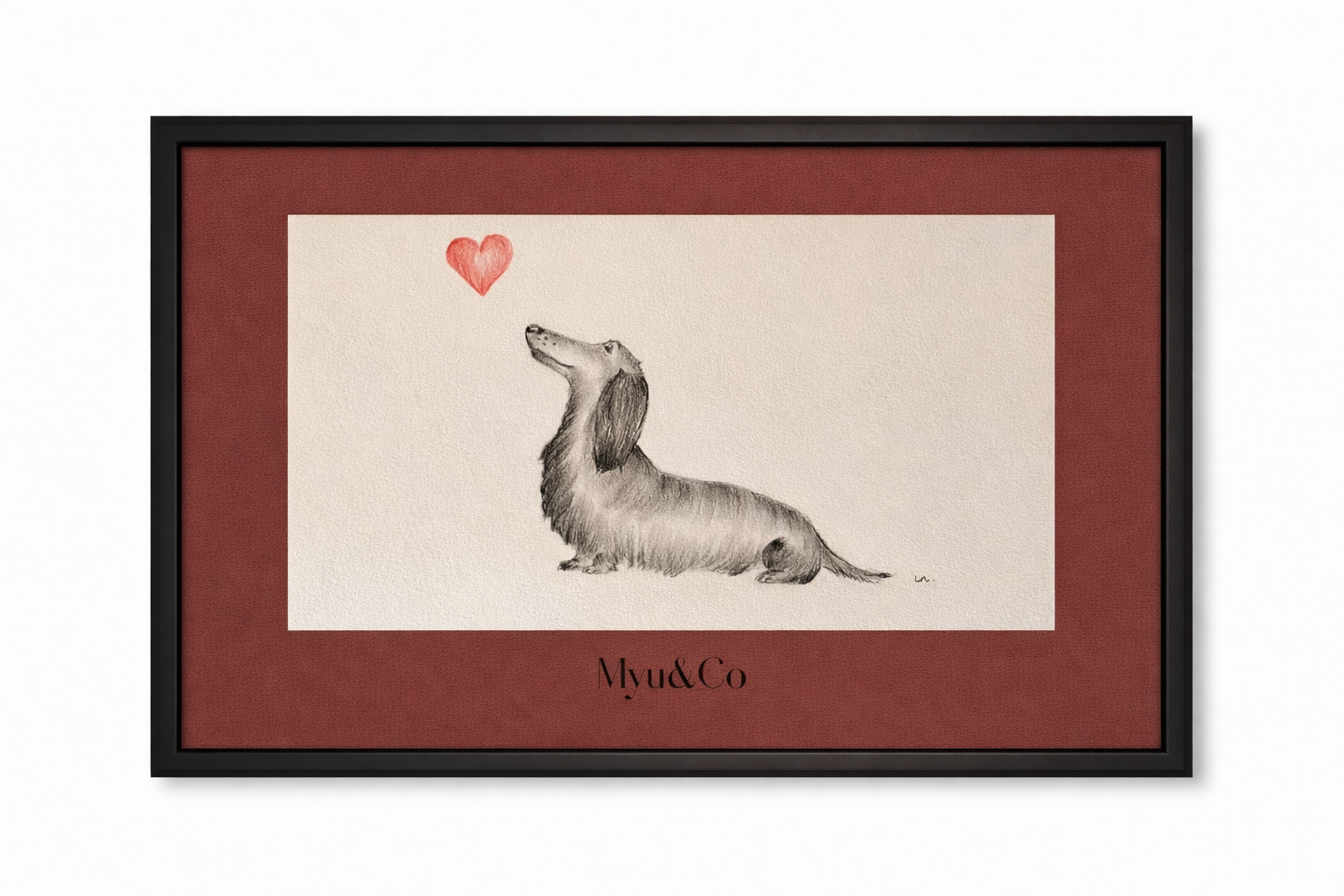 Affiche Amour de teckel