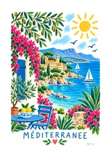 Affiche Méditerranée