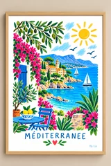 Affiche Méditerranée