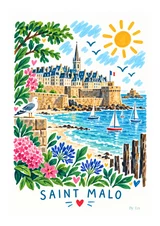 Affiche Saint-Malo
