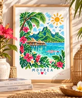 Affiche Moorea