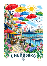 Affiche Cherbourg