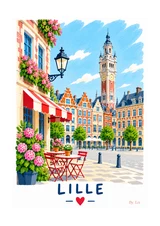 Affiche Lille