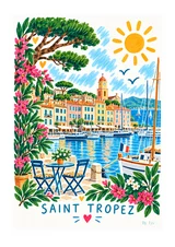 Affiche Saint-Tropez