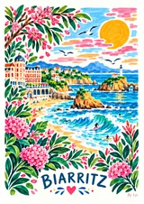 Affiche Biarritz