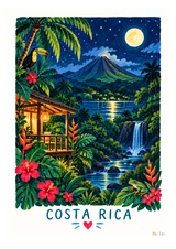 Affiche Costa Rica