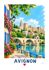 Affiche Avignon