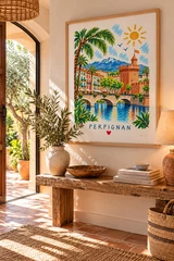 Affiche Perpignan sous le soleil — affiche Myu&Co mise en scène
