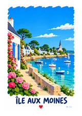 Affiche Île aux Moines