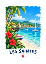 Affiche Les Saintes