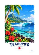 Affiche Teahupo’o