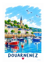 Affiche Douarnenez