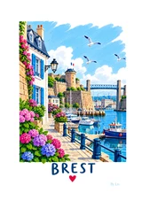 Affiche Brest