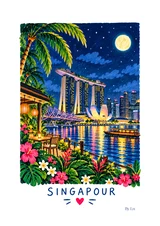 Affiche Singapour