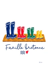 Affiche Famille bretonne