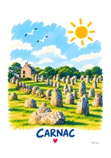 Affiche Carnac