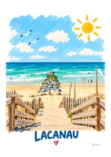 Affiche Lacanau