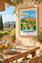 Affiche Carcassonne