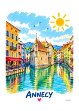 Affiche Annecy