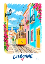 Affiche Lisbonne