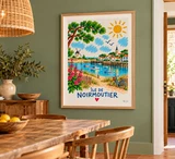 Affiche Île de Noirmoutier – Une parenthèse au bord de l’Atlantique